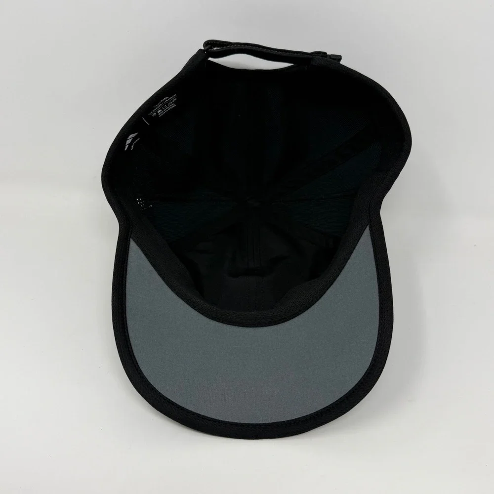 Adidas ClimaCool Running Hat Black White Performance Training Cap C183 90288